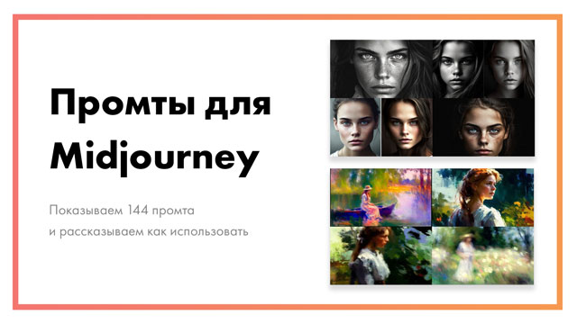 Промты для Midjourney — 144 лучших [+ инструкция]